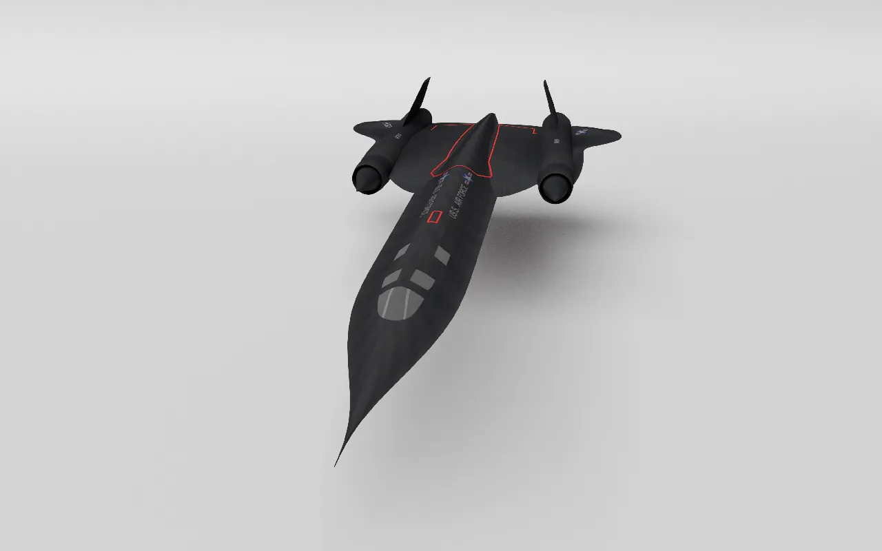 Blackbird 3d model