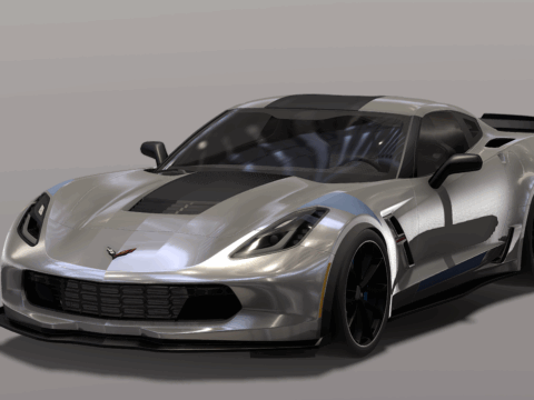 Chevrolet Corvette Carbon 65 Edition 3d model