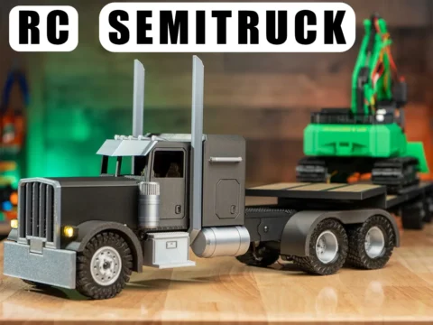 DIY RC SemiTruck 3d model