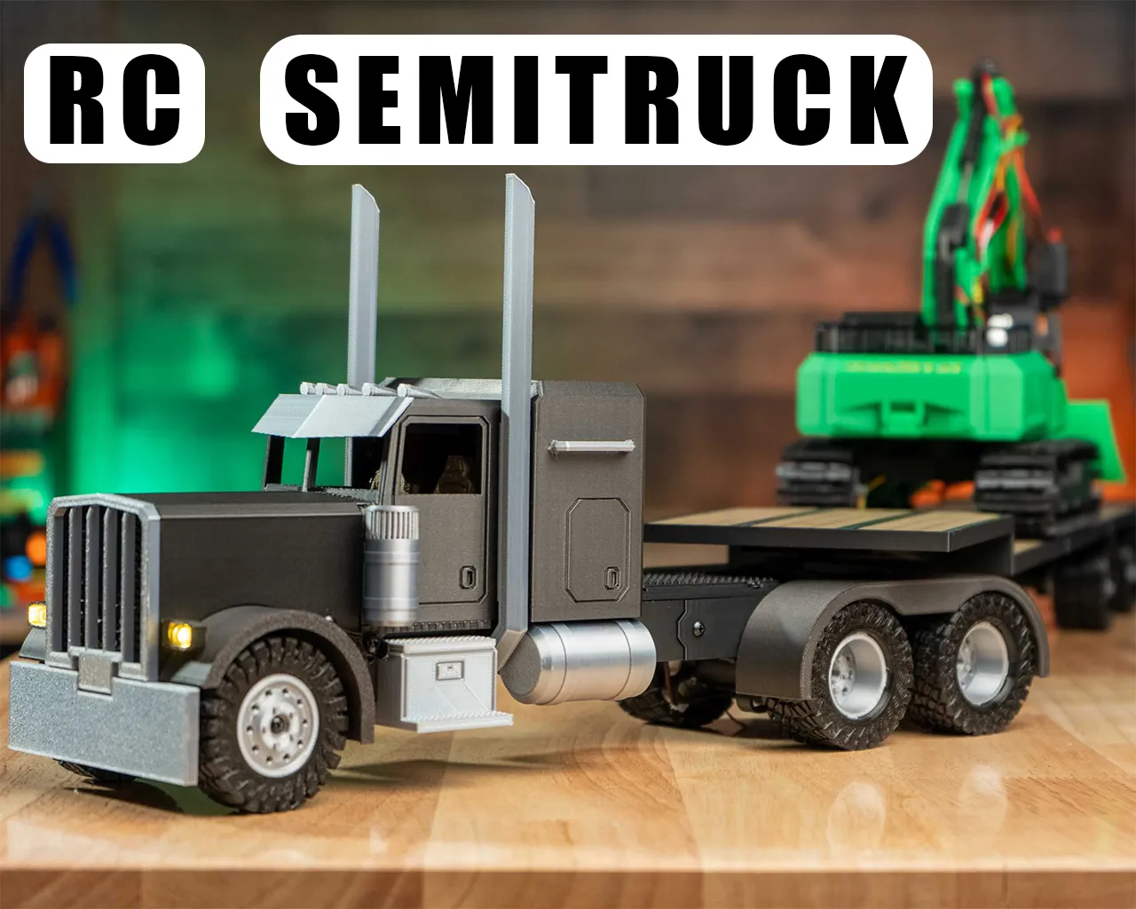 DIY RC SemiTruck 3d model