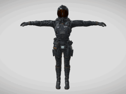 Elite guard - Wolf. Youngblood 3d model