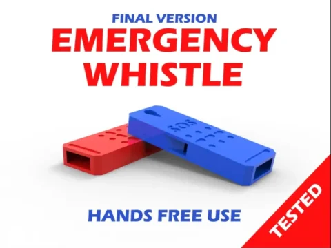 Emergency Wistle 3d model