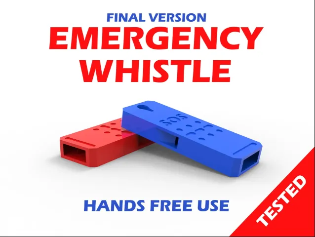 Emergency Wistle 3d model