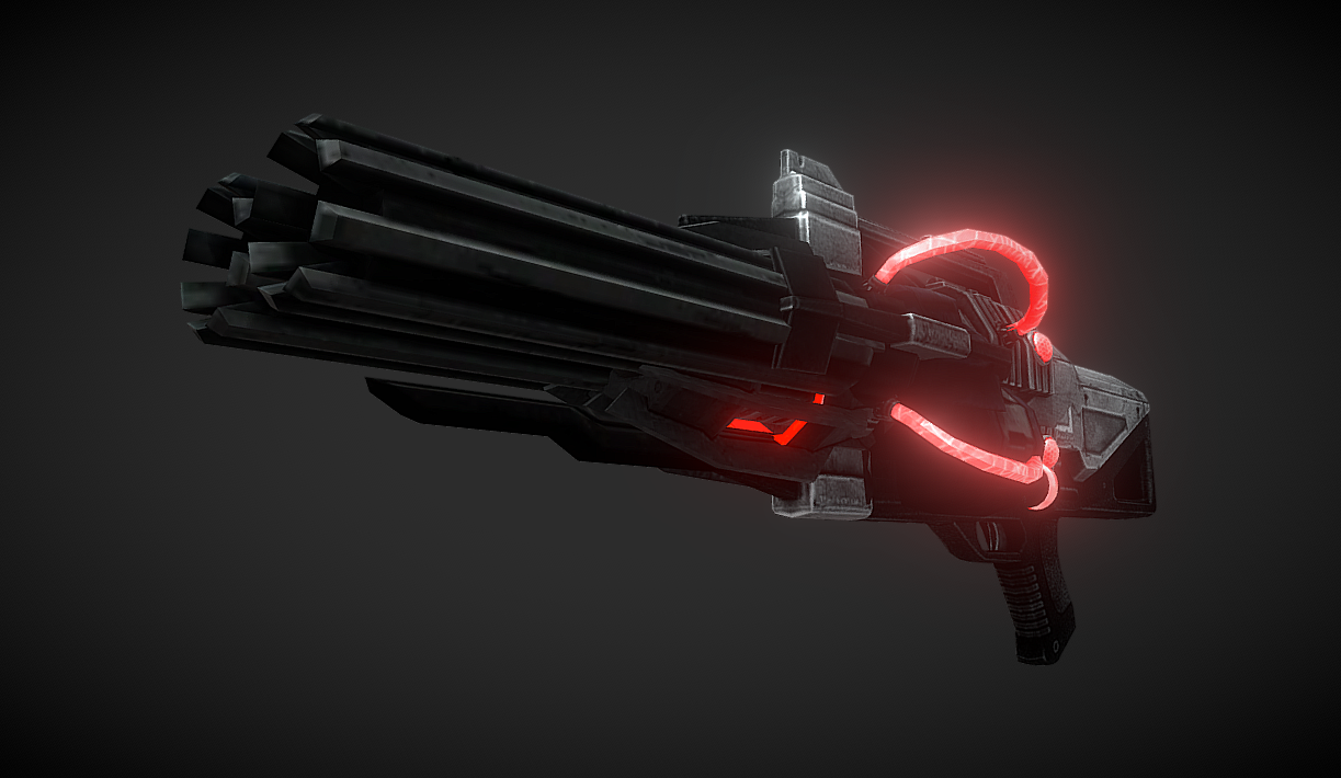 Empire Blaster Gun 3d model