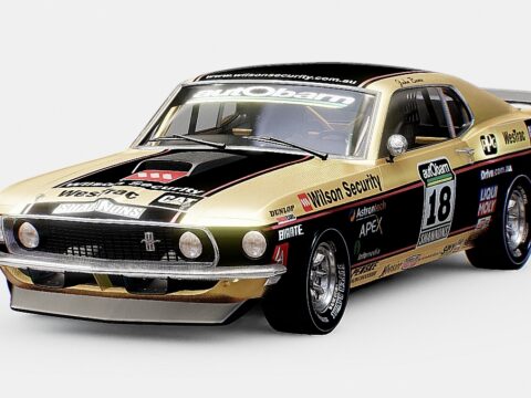 Ford Mustang John Bowe 1969 3d model