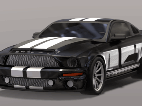 Ford Mustang Shelby GT500KR 3d model