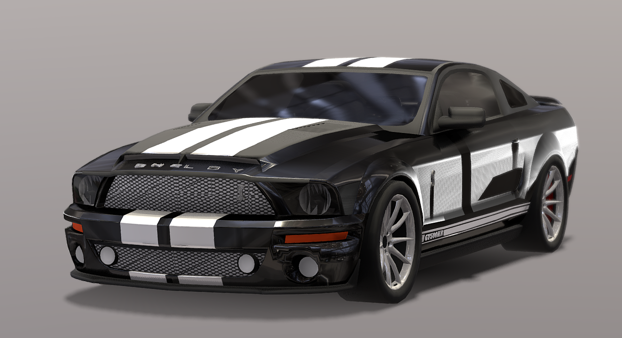 Ford Mustang Shelby GT500KR 3d model