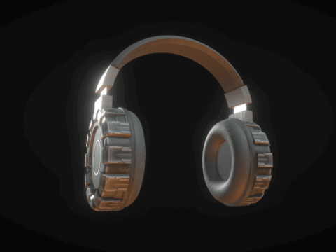 Headphones 3d model
