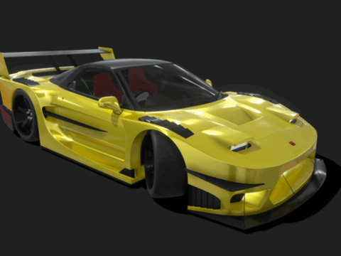 Honda NSX Type R Hill Climb Concept 3d model