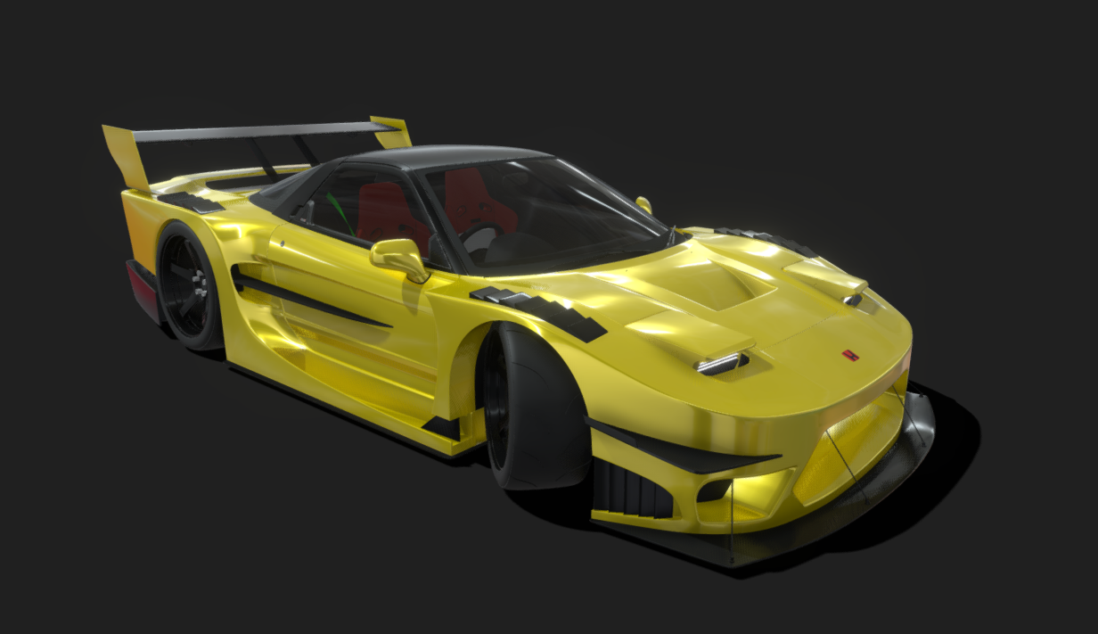 Honda NSX Type R Hill Climb Concept 3d model