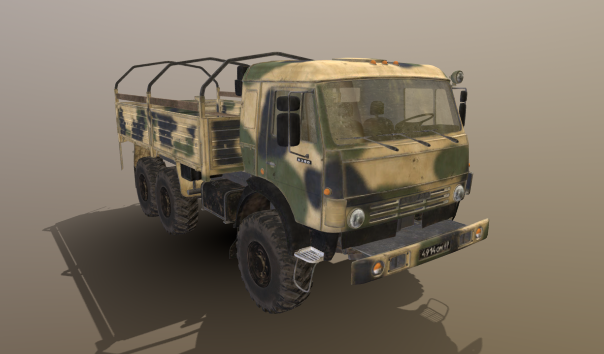 KamAZ-5340 3d model
