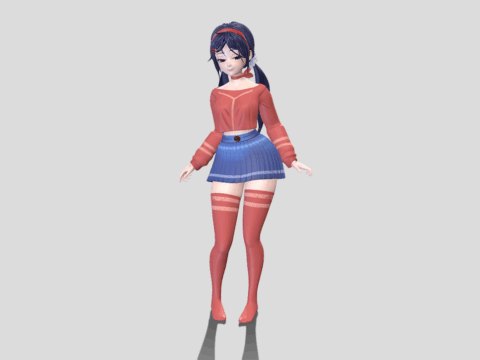 Mita: MiSide 3d model