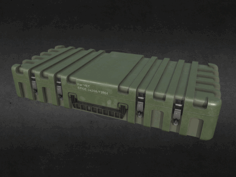 Military Chest 3d model