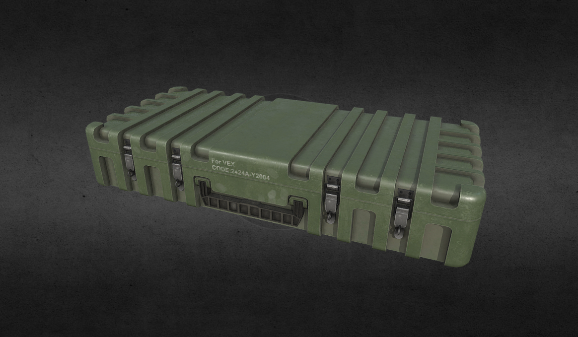 Military Chest 3d model