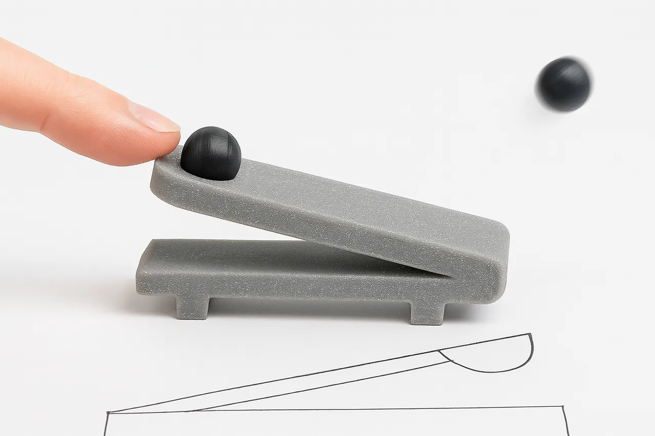 Mini Desktop Catapult – Small Build 3d model