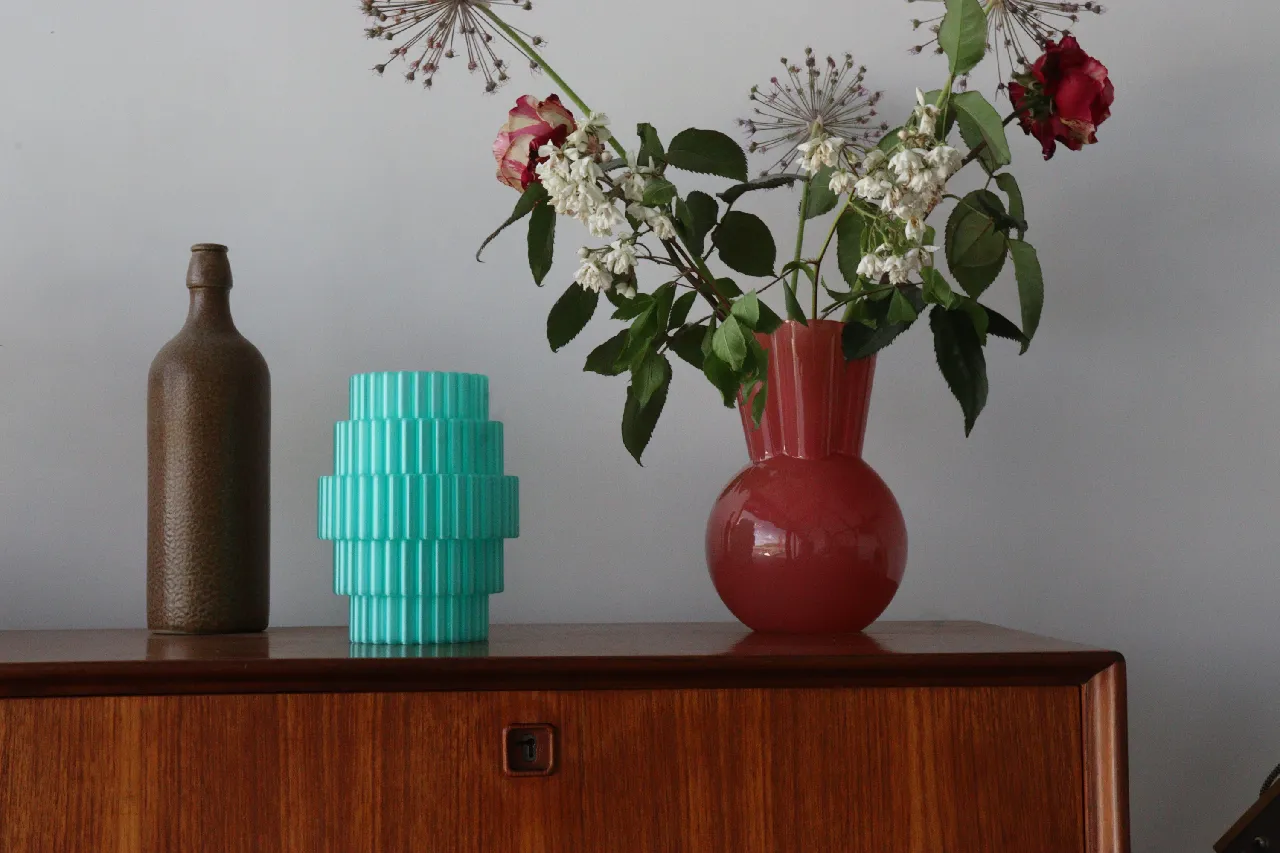 Modular Mid-Century inspired Vase 3d model