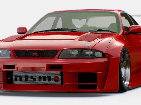 Nissan Skyline GTR R33 NISMO 3d model