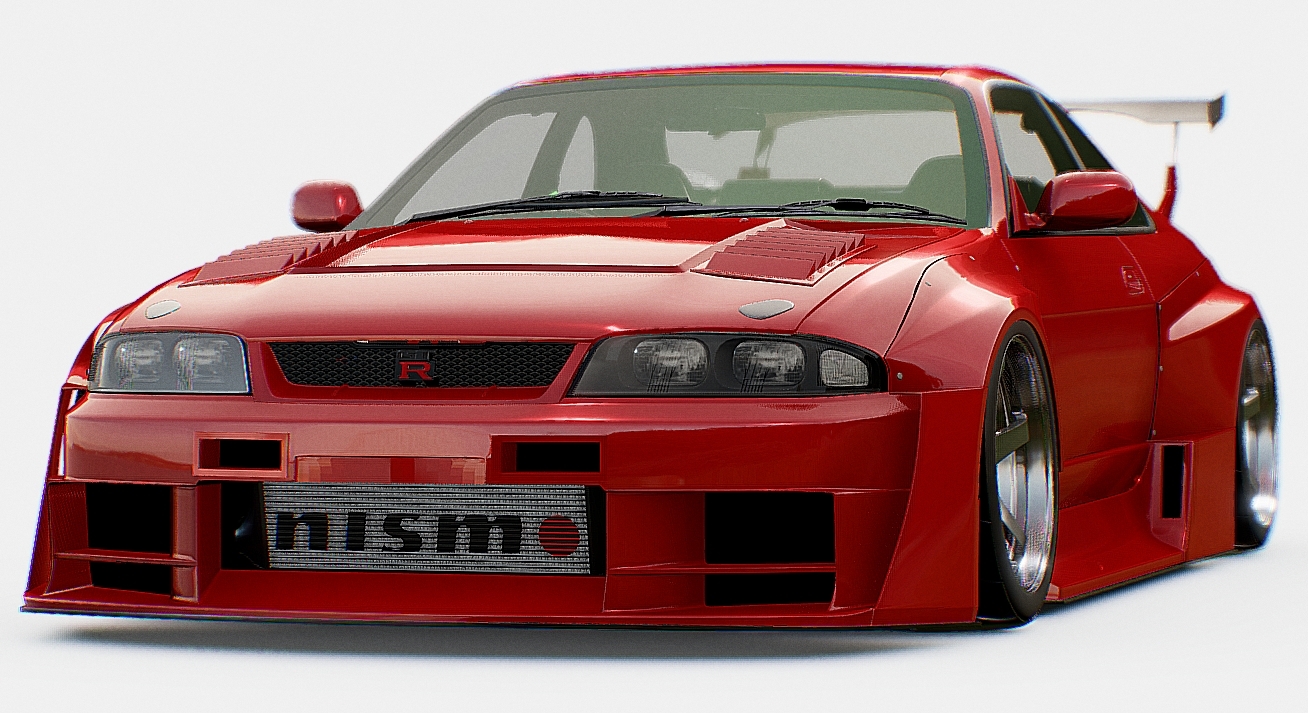 Nissan Skyline GTR R33 NISMO 3d model
