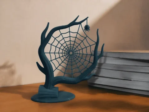 Spiderweb Tree 3d model