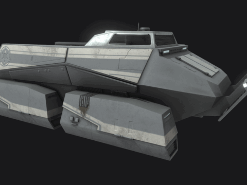 Star Wars Andor Troop Transport 3d model