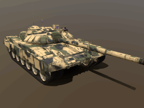 T-72B3 3d model