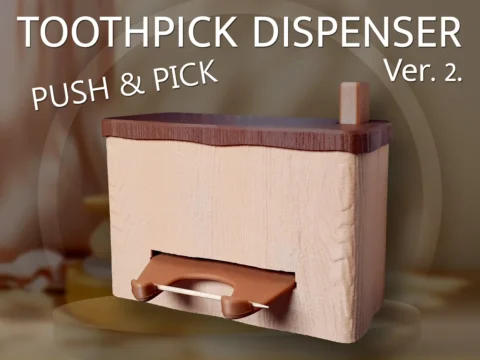 Toothpick Dispenser 3d model