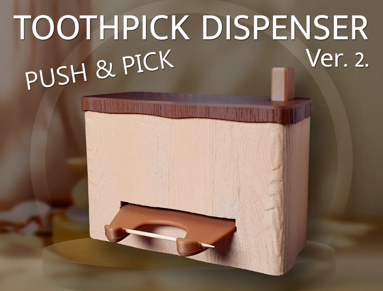 Toothpick Dispenser 3d model