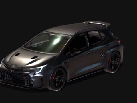 Toyota GR Corolla MORIZO Edition 3d model