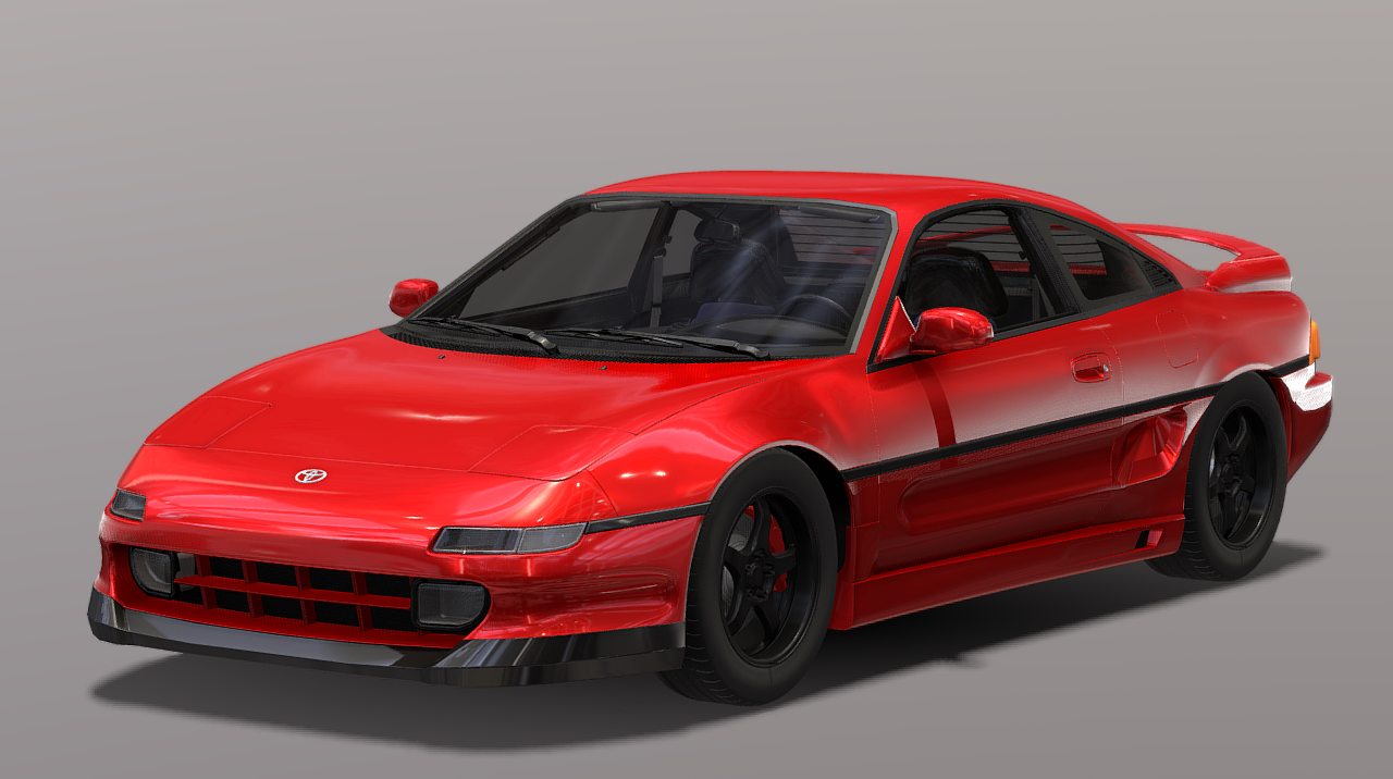 Toyota MR2 SW20 3d model