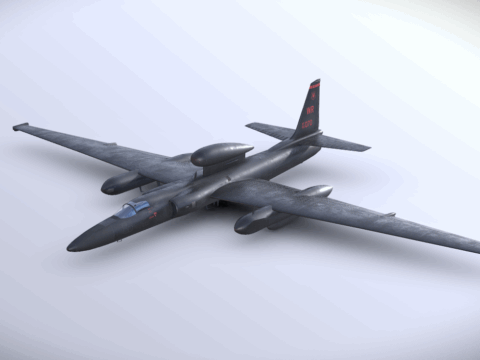 U-2 Dragonlady 3d model