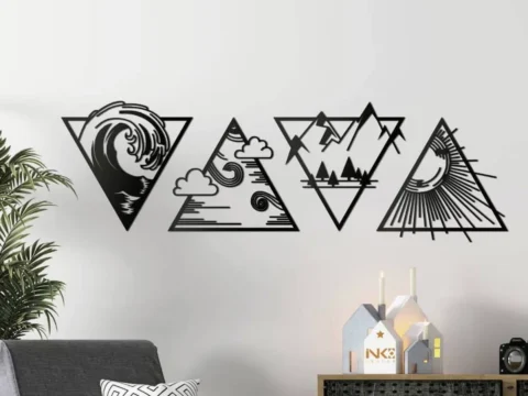WallArt Elements 3d model