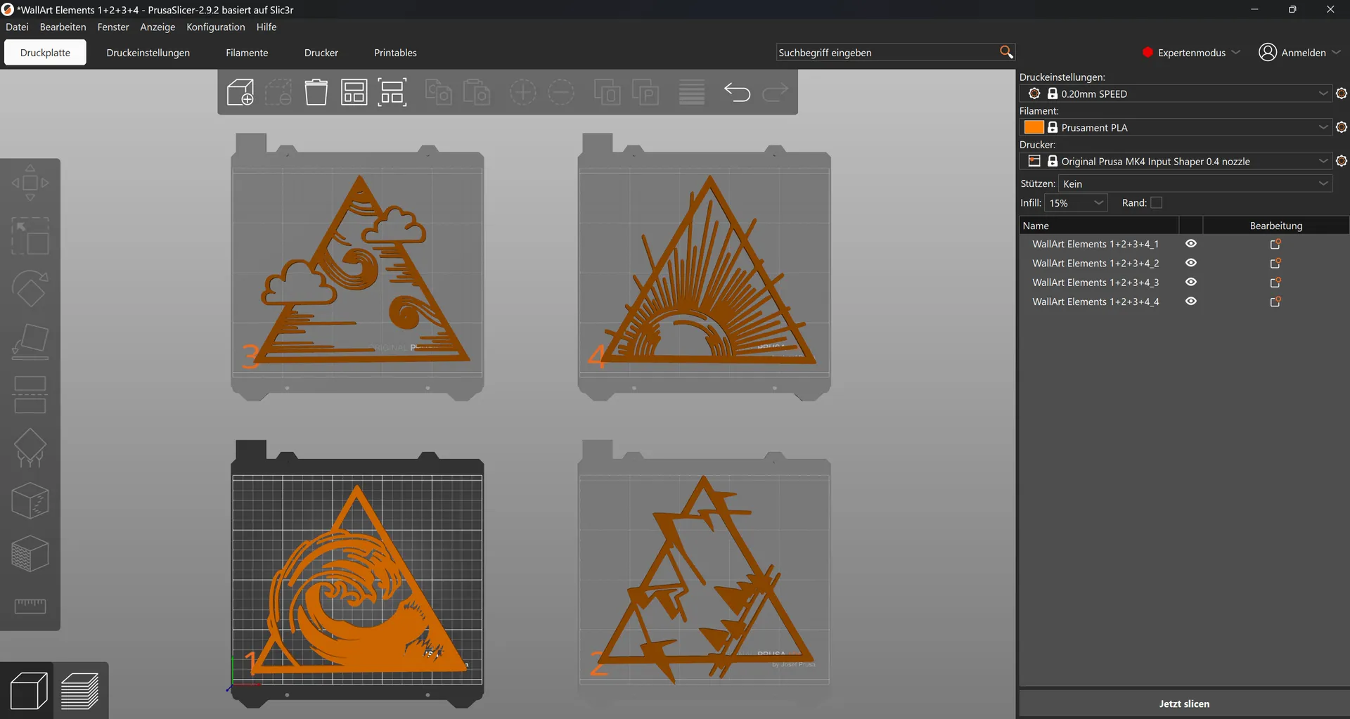 WallArt Elements2 3d model