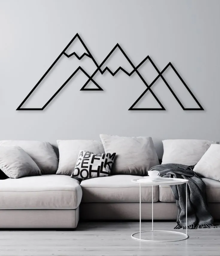 WallArt Nature Mauntains 3d model