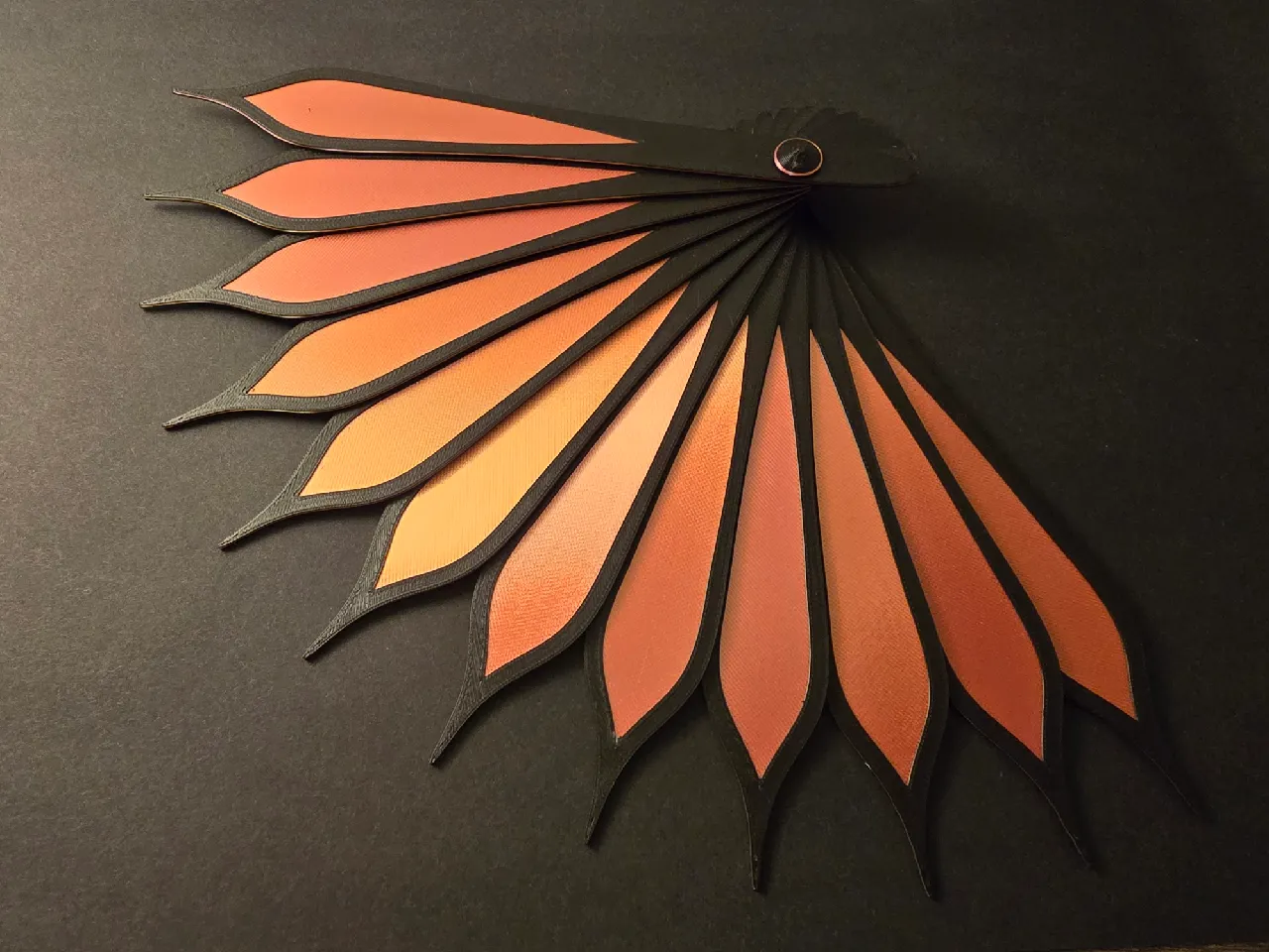 Watch Your Eyes - a folding fan2 3d model