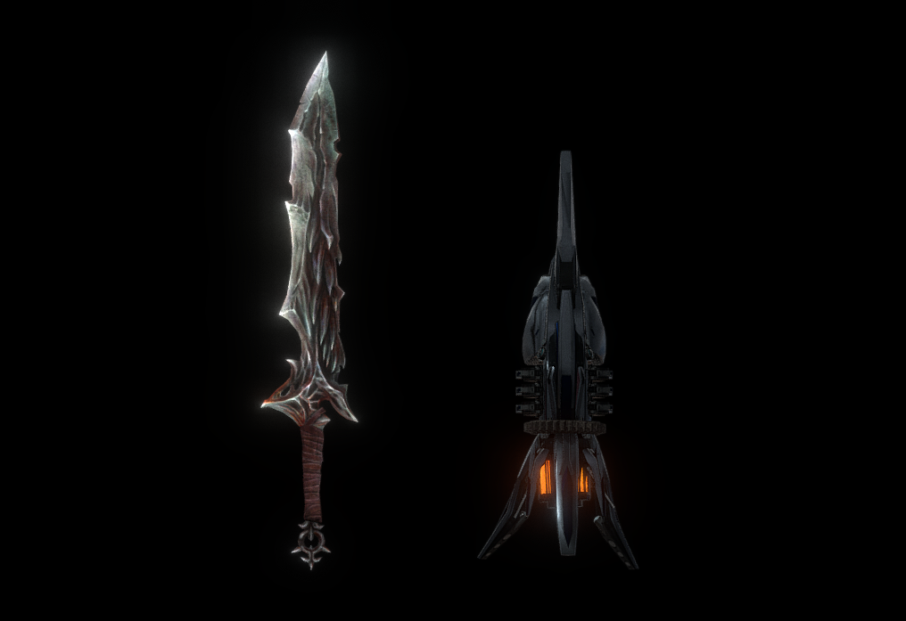Watcman Of Doom Weapons 3d model