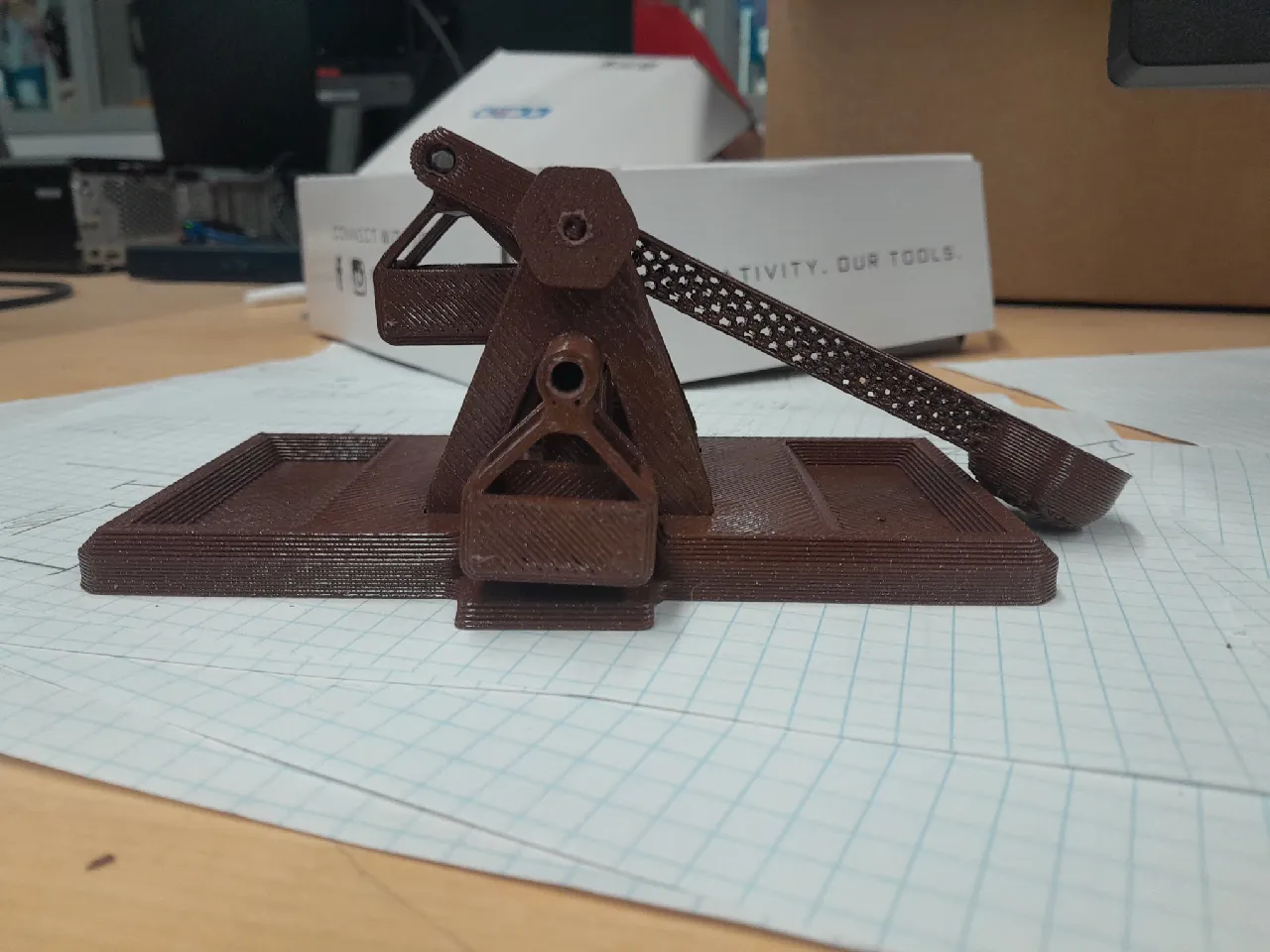 Wooden Catapult 3d model