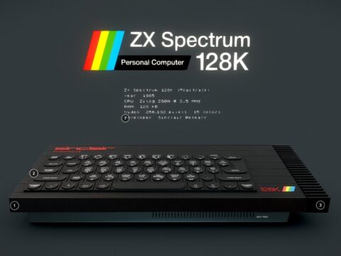 Zx Spectrum 128K 3d model