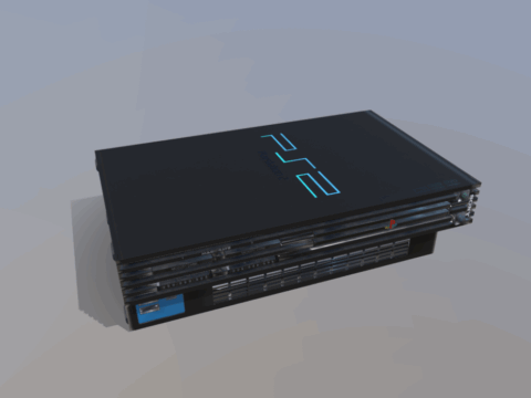 classic ps2 3d model