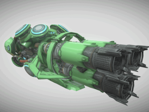 hound shotgun 3d model