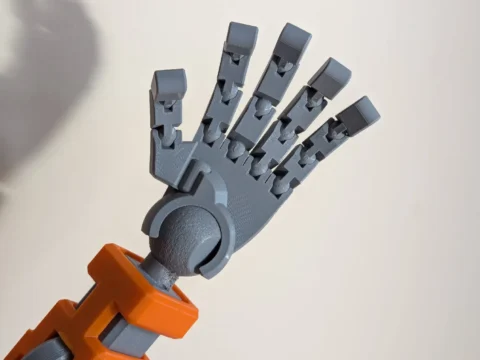 moveable dummy 13 fingers 3d model
