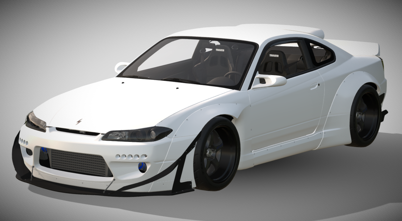 2015 Rocket Bunny S15 Nissan Silvia 3d model