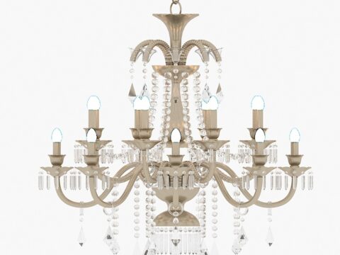 ARTE LAMP Chandelier Crystal lamp ll 3d model