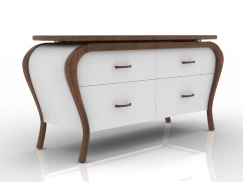 Abitant Harden 1001 Dresser B Commode 3d model
