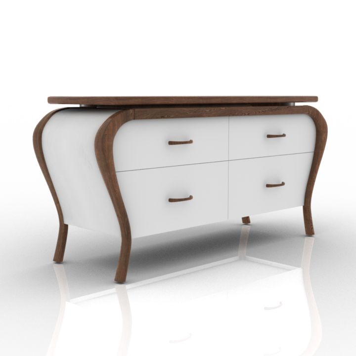 Abitant Harden 1001 Dresser B Commode 3d model