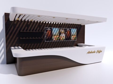 Airbucks Bar Stand 3d model