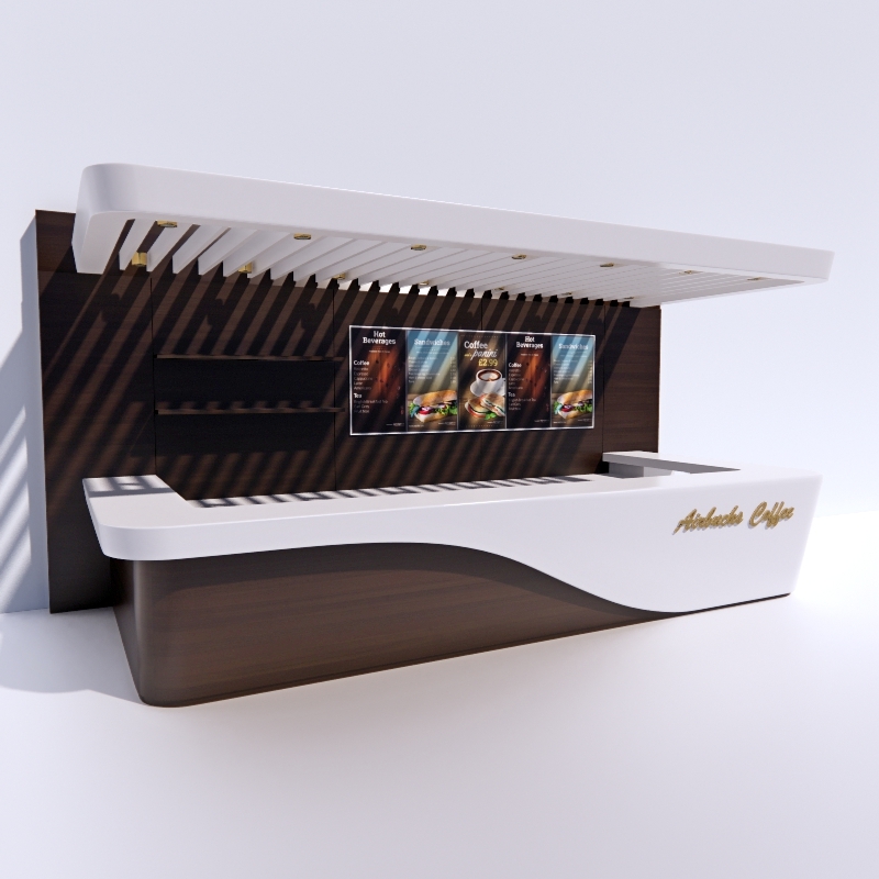 Airbucks Bar Stand 3d model