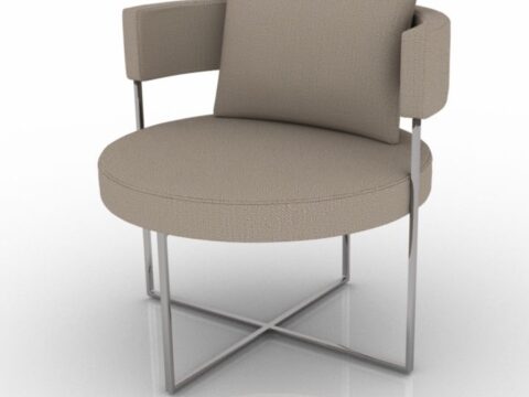 Armchair Porada Sirio Poltrone 3d model