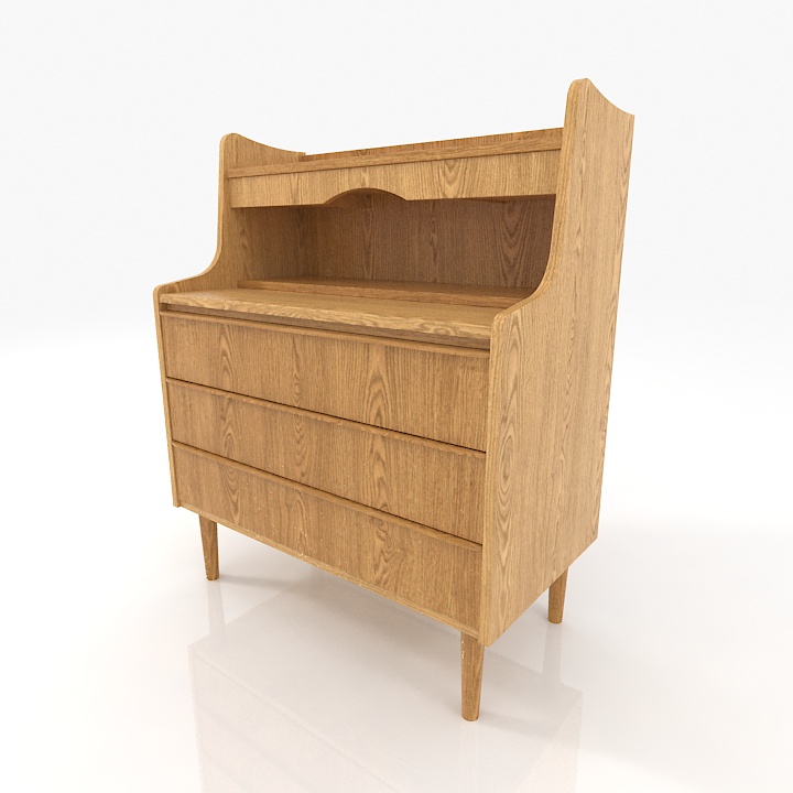 Cosmorelax Simply Classic Commode 3d model