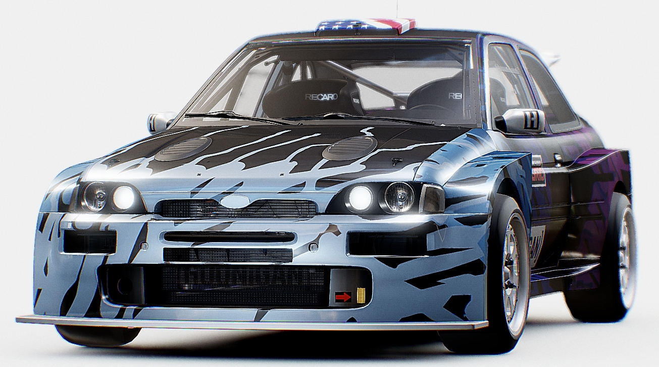 Ford Escort RS Cosworth COSSIE 3d model