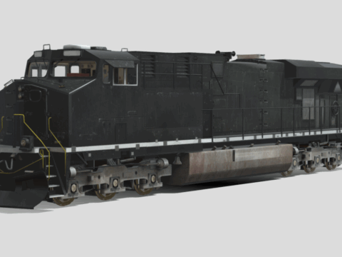 General Electric ES44AC Black 3d model